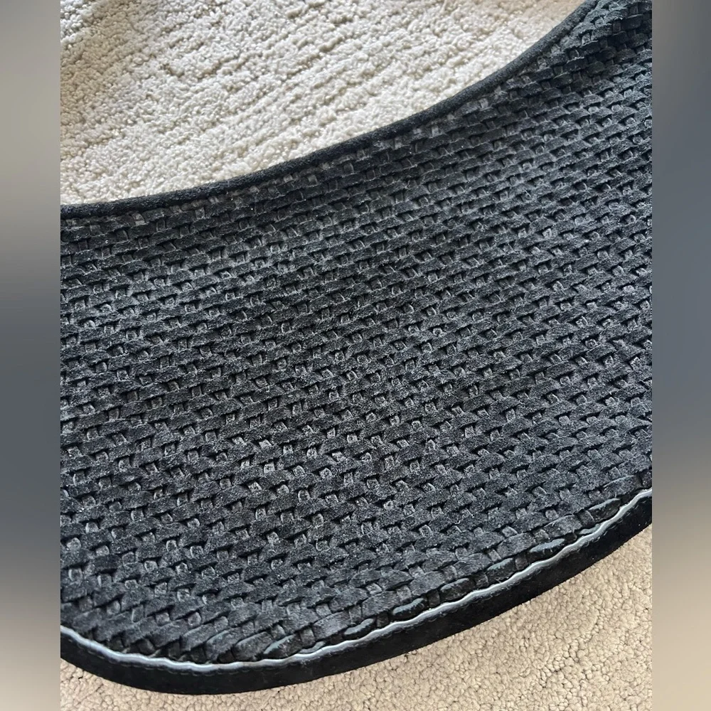 Elizabeth and James Woven Suede Hobo Bag